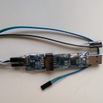 USB-ASP mit Erweiterung V2 in Schrumpofschlauch